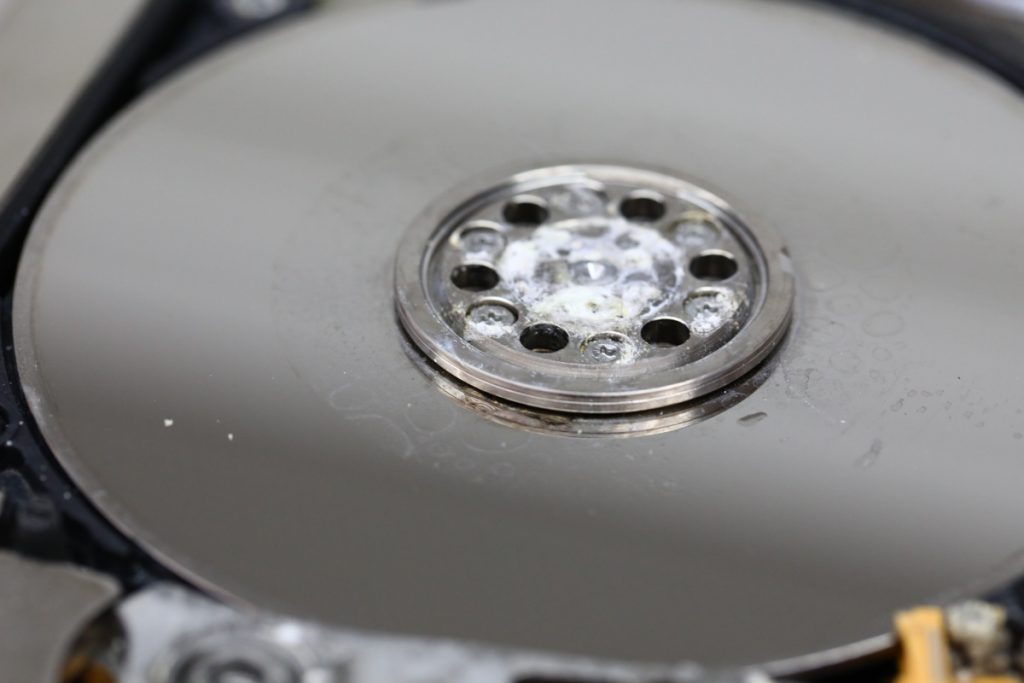 Water-Damaged Hard Drive Risk