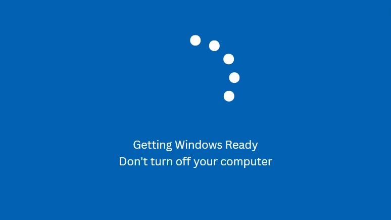 windows wird vorbereitet schalten sie den computer nicht aus hängt