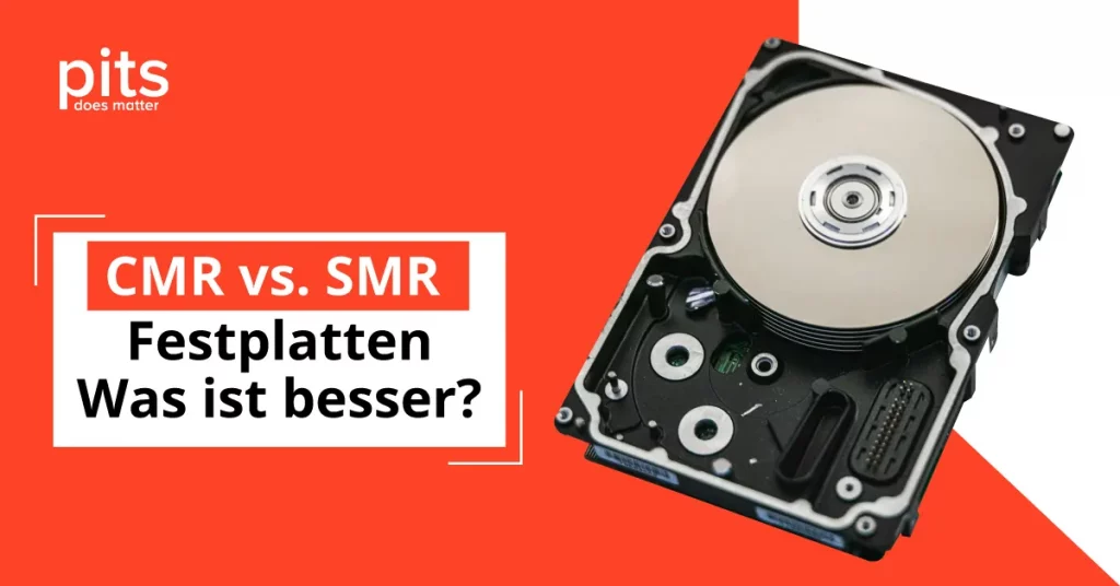 CMR vs. SMR Festplatten. Was ist besser? (Coverbild mit einer Festplatte)