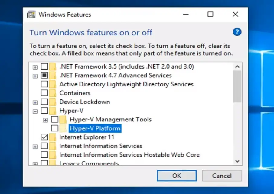 Hypervisor Error Windows 11