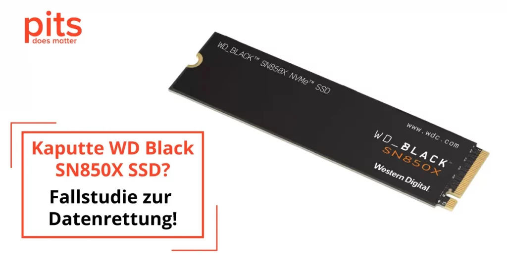 Datenrettung auf einer kaputten WD Black SN850X SSD (Coverbild)