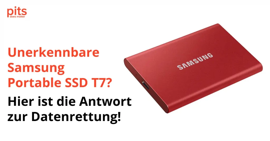Datenrettung von einer unerkennbaren Samsung Portable SSD T7 (Coverbild)