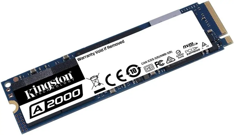 Kingston A2000 NVMe PCIe SSD gewinkelt (Datenrettung bei PITS)